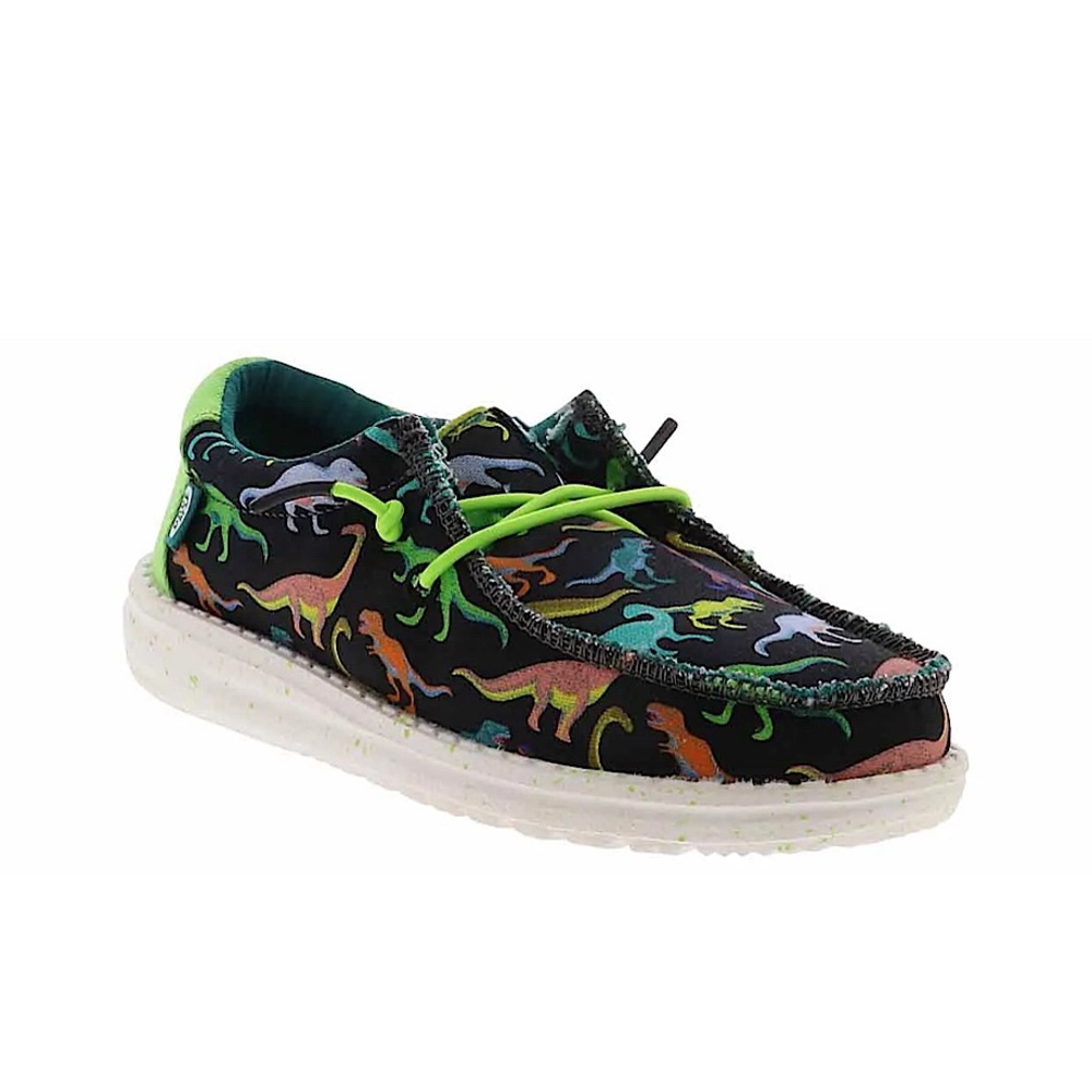 New Wally Toddler Dino Black/Lime TD 8